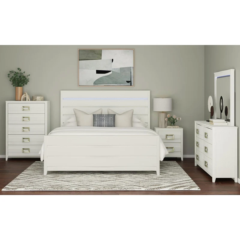 Elements International Tobias B-15990-7-DR 6-Drawer Dresser