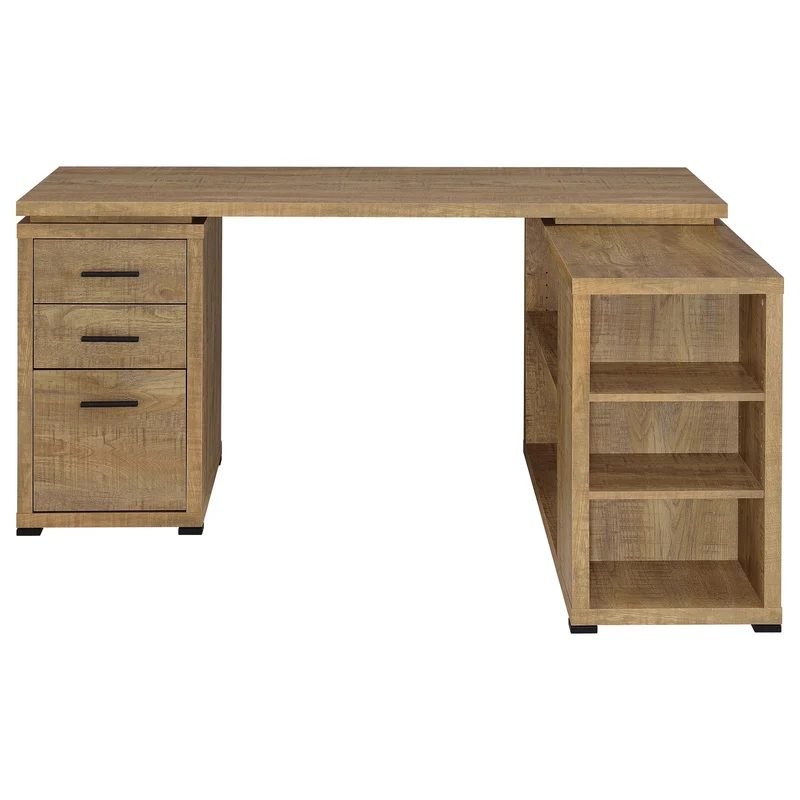Coaster Furniture Yvette 800786 60-inch 3-drawer L-Shape Computer Desk - Mango