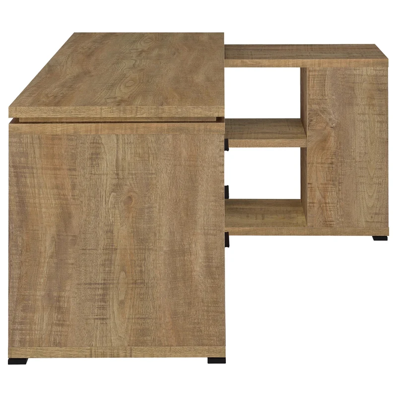 Coaster Furniture Yvette 800786 60-inch 3-drawer L-Shape Computer Desk - Mango