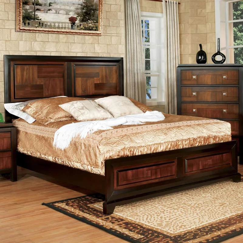 Furniture of America Patra CM7152Q 6 pc Queen Panel Bedroom Set