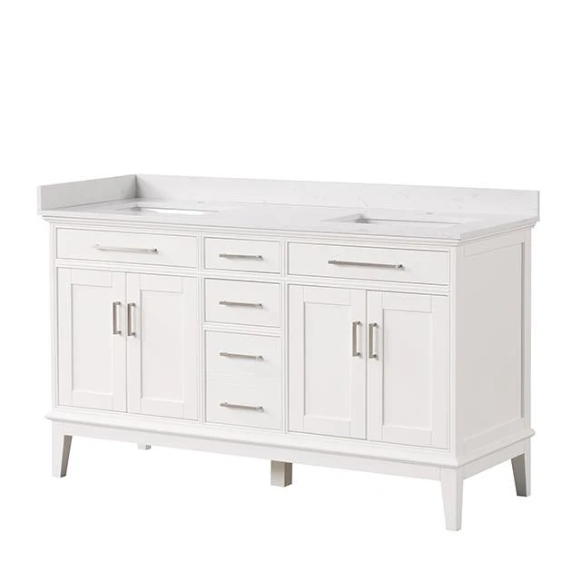 Furniture of America Rimini TM-CT004WH-60+04WH Vanity Set