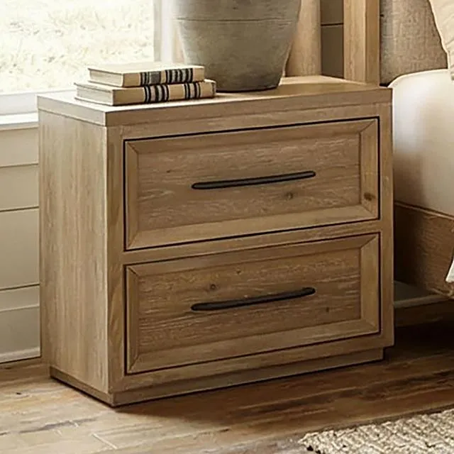 Furniture of America Helios FM74008NT-N Nightstand with Usb