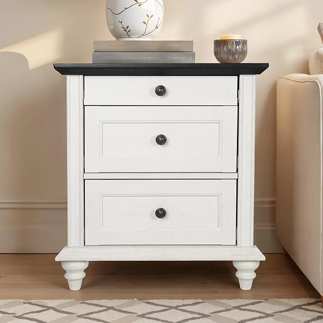 Furniture of America Hyde SL7201WH-N Nightstand