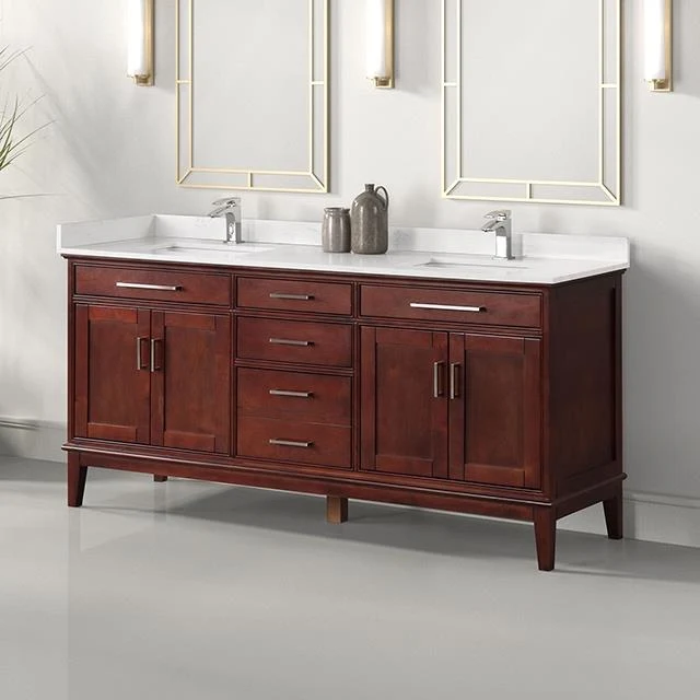 Furniture of America Almeria TM-CT005WH-72+07CH Vanity Set