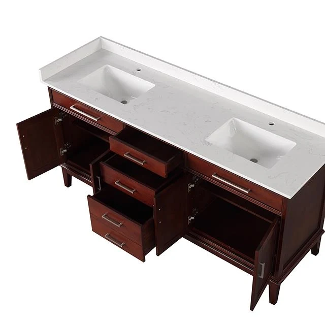 Furniture of America Almeria TM-CT005WH-72+07CH Vanity Set