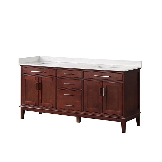Furniture of America Almeria TM-CT005WH-72+07CH Vanity Set