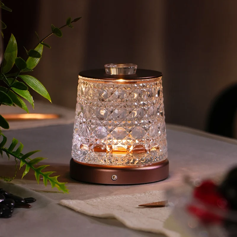 Modern 2-in-1 Multifunctional Lamp Cup Table Lamp - Cylindrical Eye-Caring LED Aluminum Glass Desk Lamp For Bedroom
