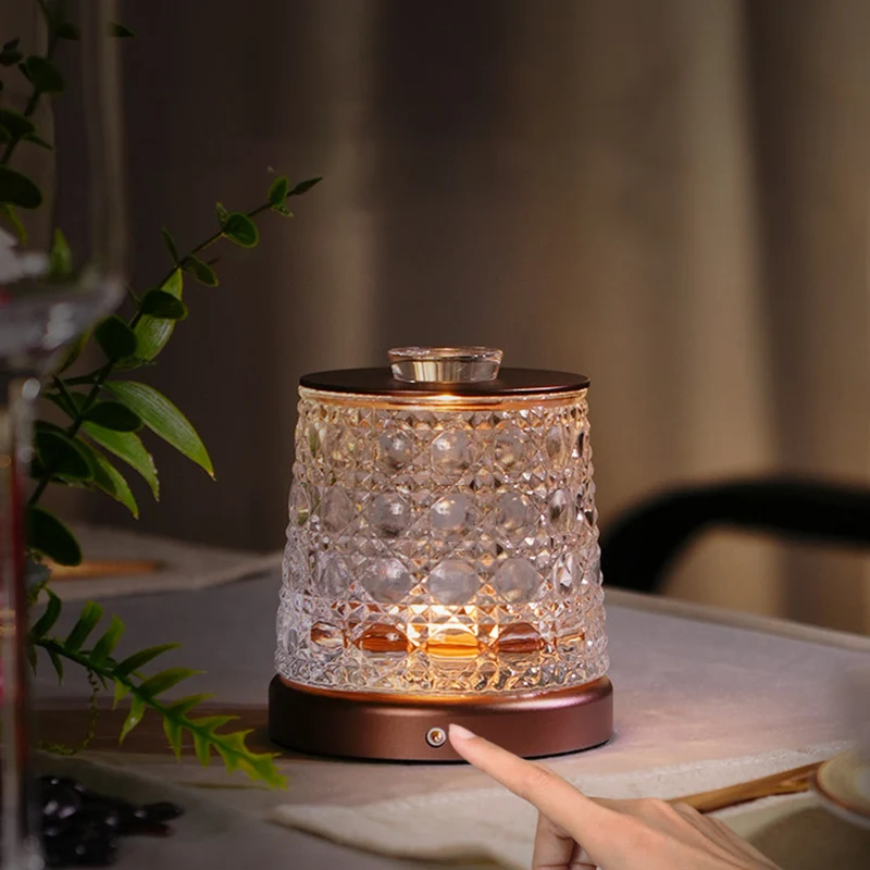 Modern 2-in-1 Multifunctional Lamp Cup Table Lamp - Cylindrical Eye-Caring LED Aluminum Glass Desk Lamp For Bedroom