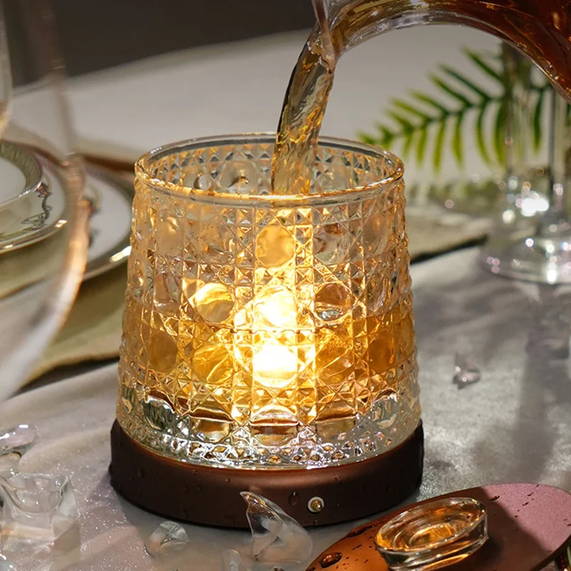 Modern 2-in-1 Multifunctional Lamp Cup Table Lamp - Cylindrical Eye-Caring LED Aluminum Glass Desk Lamp For Bedroom