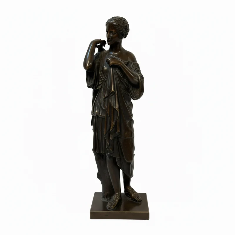 French bronze figure “Diana de Gabies”