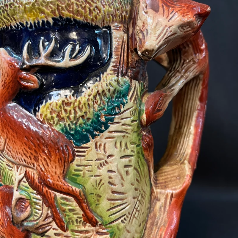 Shopero de Porcelana Alemán Gran Tamaño ‘Jäger’s Freud Die Grüne Heid’