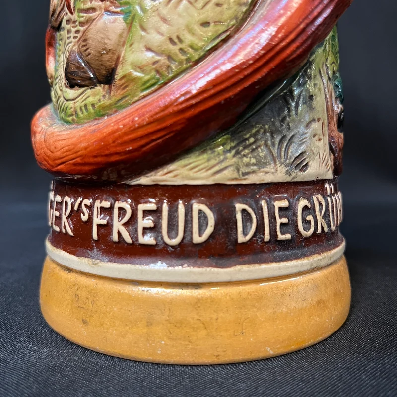 Shopero de Porcelana Alemán Gran Tamaño ‘Jäger’s Freud Die Grüne Heid’