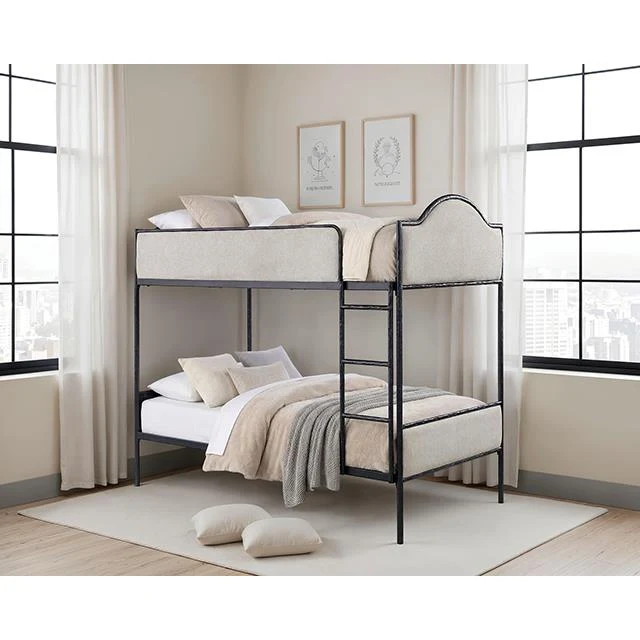 Furniture of America Forli FM-BK700BK-TT Twin/Twin Bunk Bed