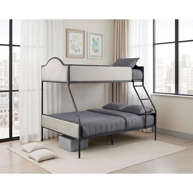 Furniture of America Forli FM-BK700BK-TF Twin/Full Bunk Bed