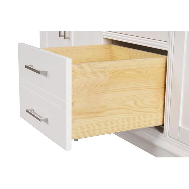 Furniture of America Almeria TM-CT005WH-72+05WH+M Vanity Set with Mirror