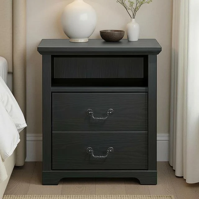 Furniture of America Amble SL7200BK-N Nightstand