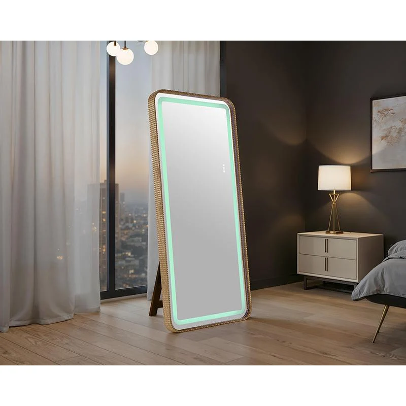 Furniture of America Kiley FM-AC8025GD-M Floor Mirror