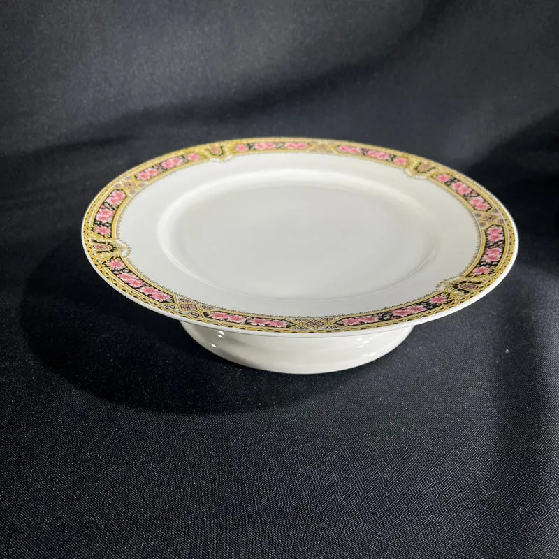 French Limoges Haviland porcelain serving set with floral and gold rim for 15 people