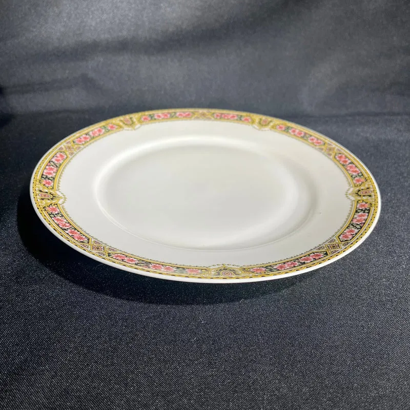 French Limoges Haviland porcelain serving set with floral and gold rim for 15 people