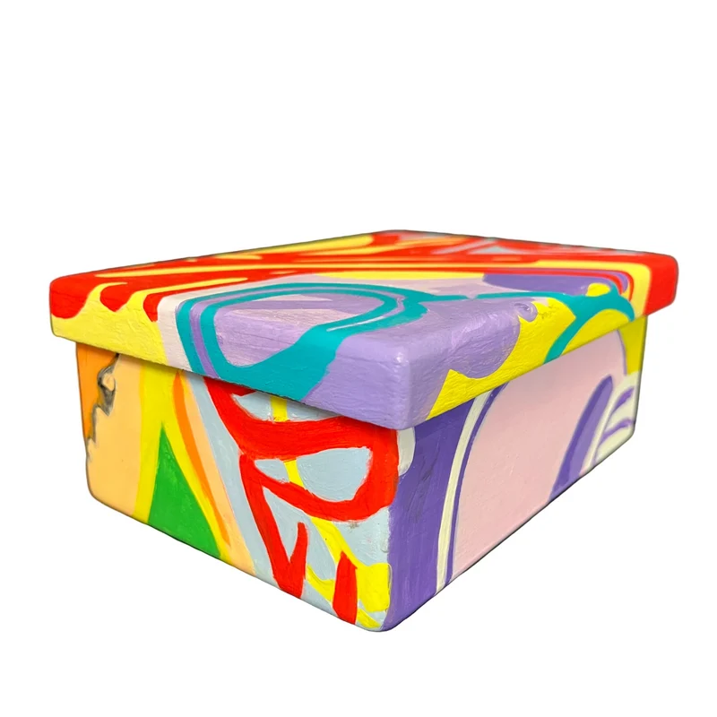 Caja de madera y acrílico ‘Claudia Collao’