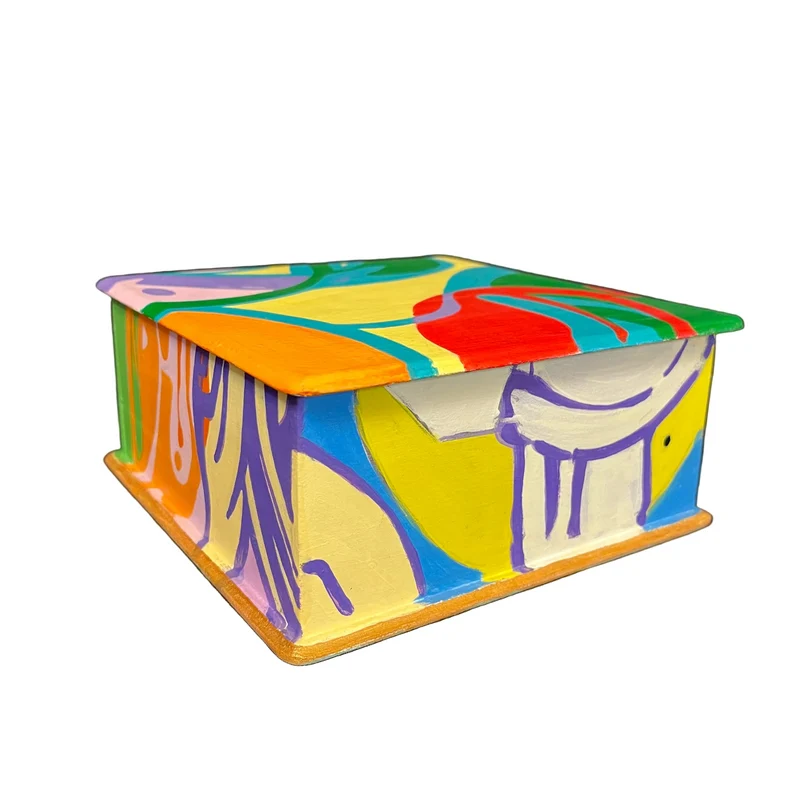 Caja de madera con separaciones ‘Claudia Collao’