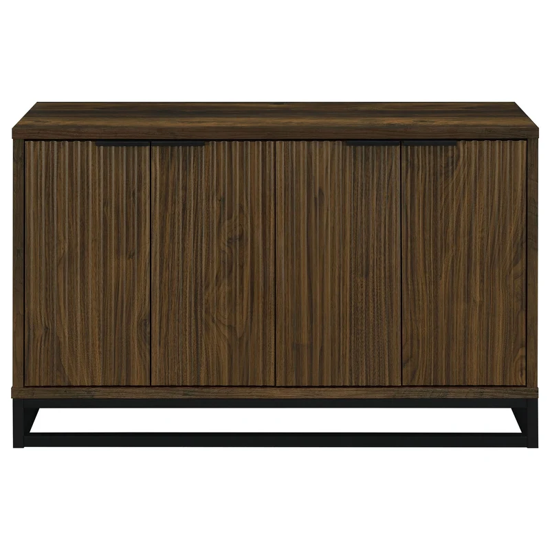 Coaster Furniture Ryatt 950393 4-door Engineered Wood Accent Cabinet - Dark Pine