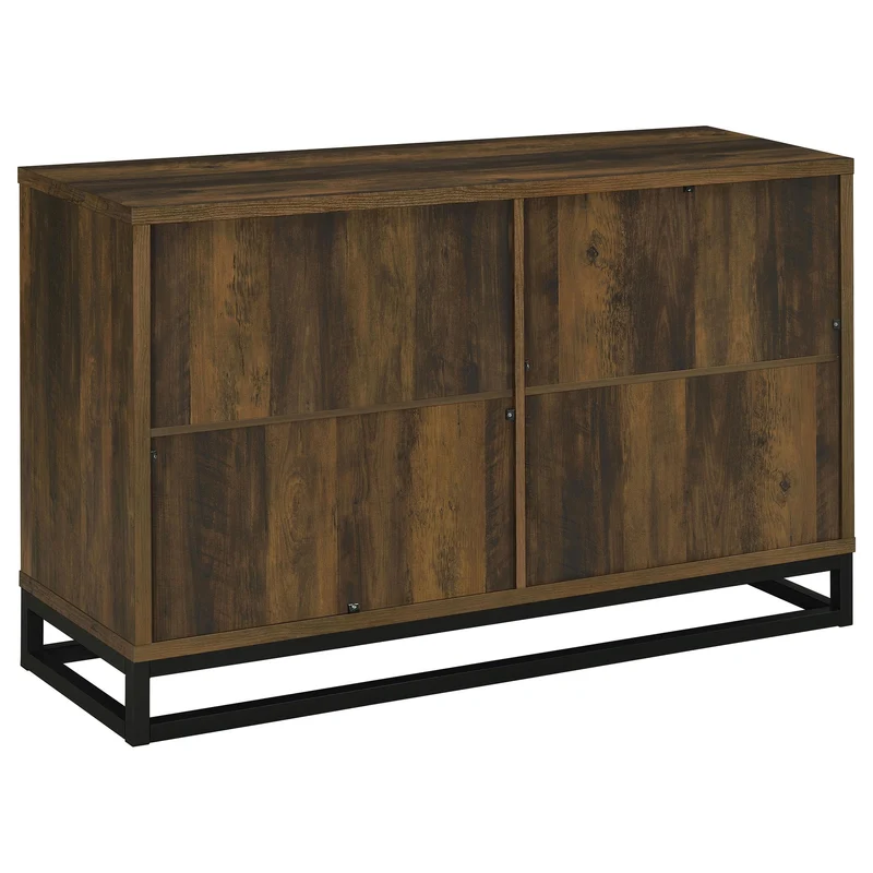 Coaster Furniture Ryatt 950393 4-door Engineered Wood Accent Cabinet - Dark Pine