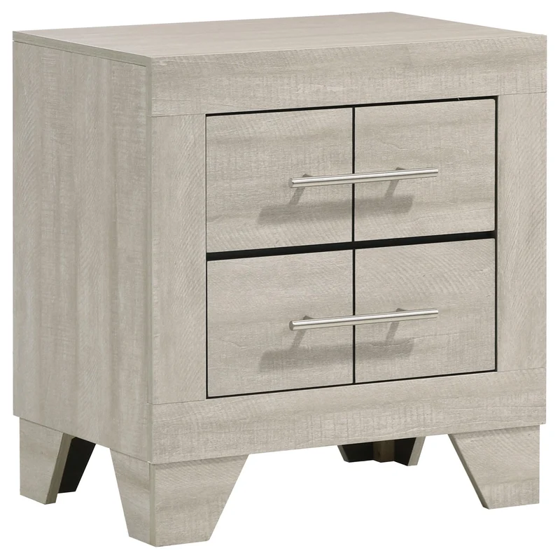 Coaster Furniture Trenton 225062 2-drawer Nightstand Bedside Table - Rustic Cream