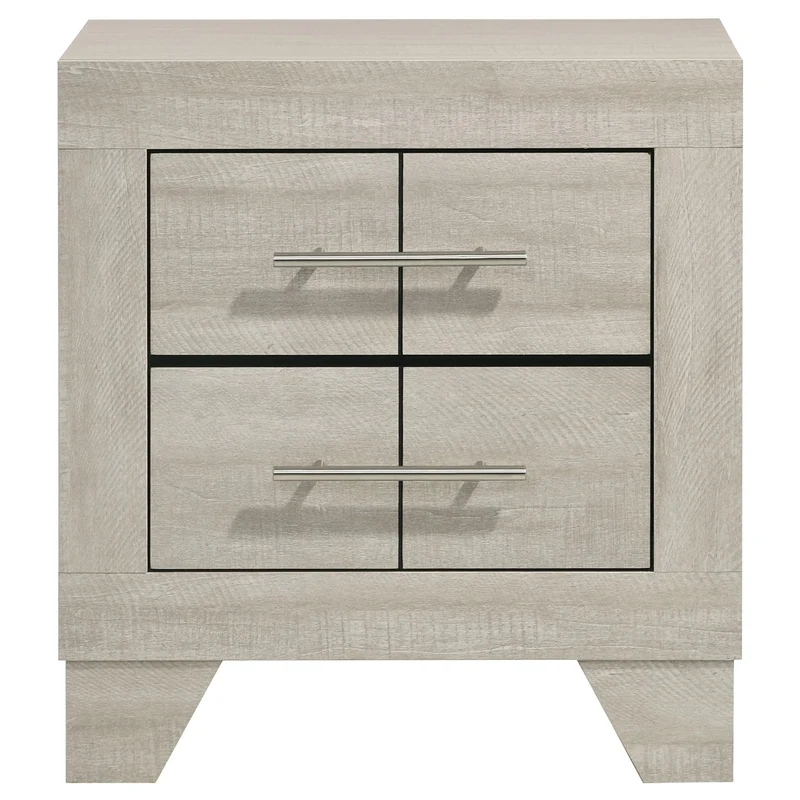 Coaster Furniture Trenton 225062 2-drawer Nightstand Bedside Table - Rustic Cream