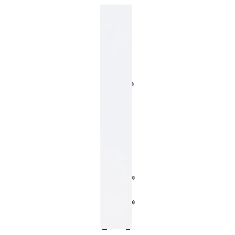 Coaster Furniture Hawthorne 953477 4-shelf Glass Door Tall Cabinet with Drawers - White