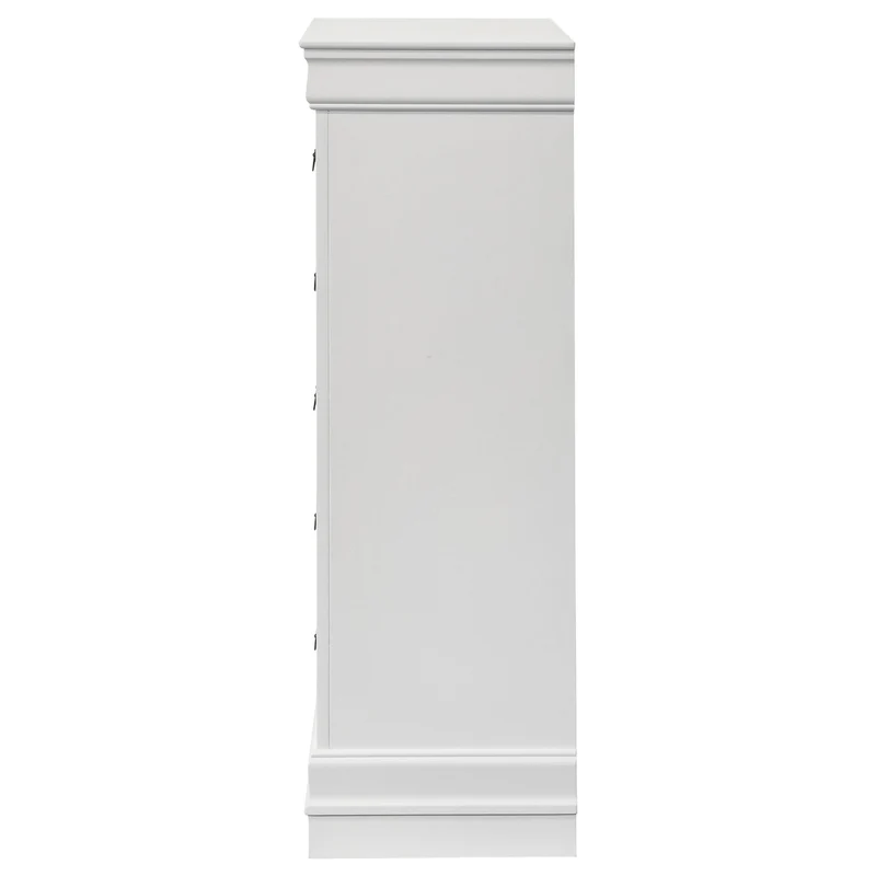Coaster Furniture Louis Philippe 202445 5-Drawer Bedroom Chest - White
