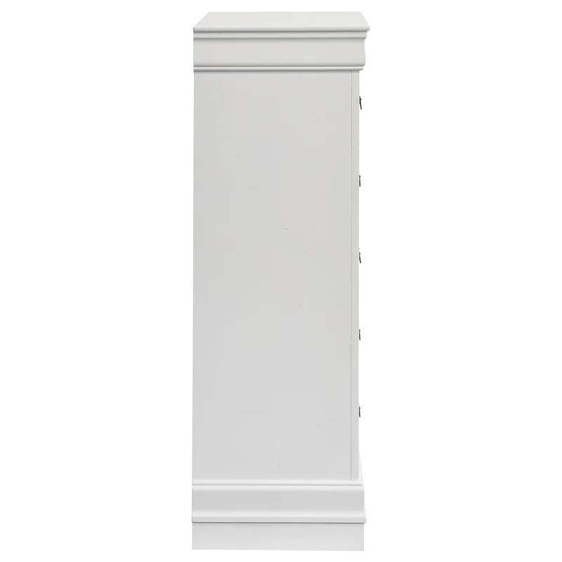 Coaster Furniture Louis Philippe 202445 5-Drawer Bedroom Chest - White