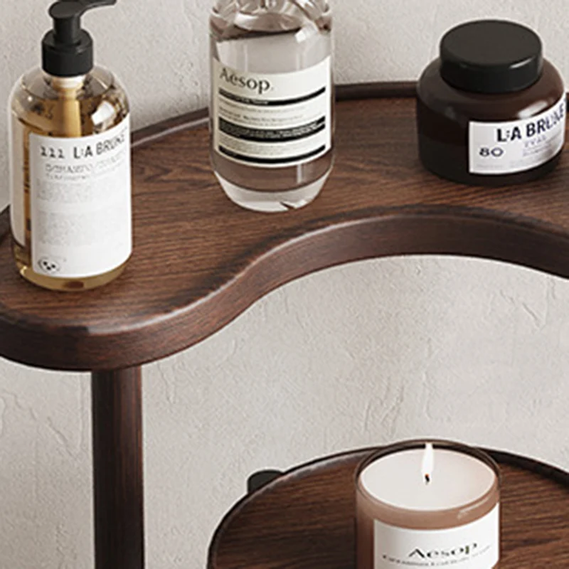 Modern Minimalist Bamboo & Acrylic 3 Tiers Storage Shelf Desktop Organizer For Bedroom & Entryway