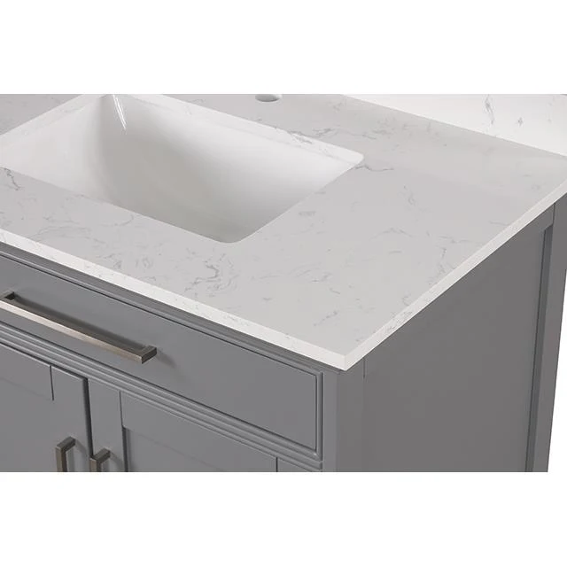 Furniture of America Oliva TM-CT006WH-80+06GY Vanity Set