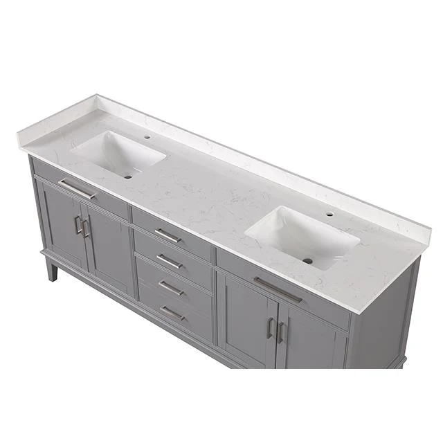 Furniture of America Oliva TM-CT006WH-80+06GY Vanity Set