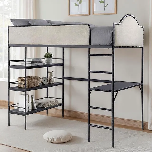 Furniture of America Forli FM-BK700BK-T Twin Loft Bed