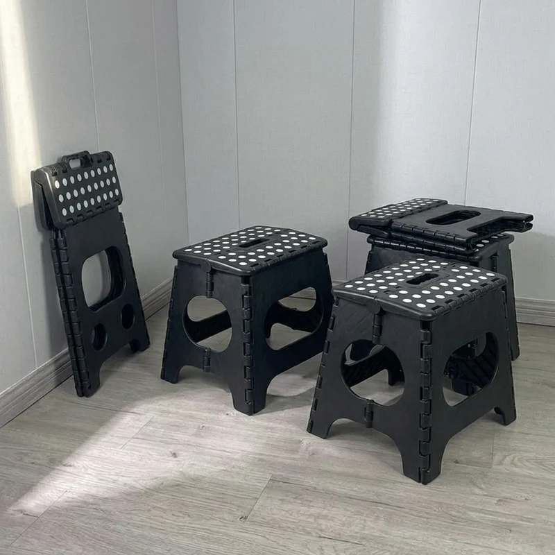 Modern Minimalist PP Foldable Trapezoid Chair Portable Chair For Living Room