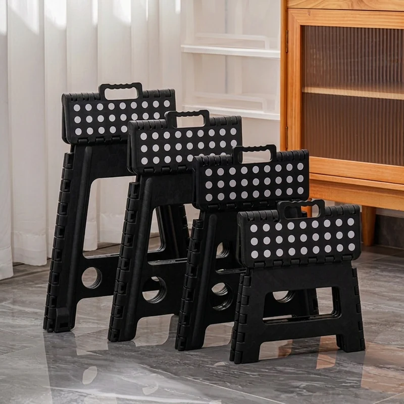 Modern Minimalist PP Foldable Trapezoid Chair Portable Chair For Living Room