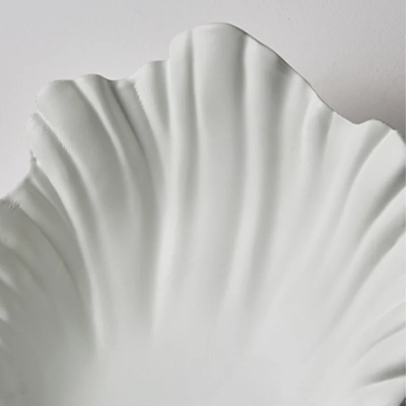 Traditional French Shell-Shaped Resin 1-Light Wall Sconce Lamp For Living Room