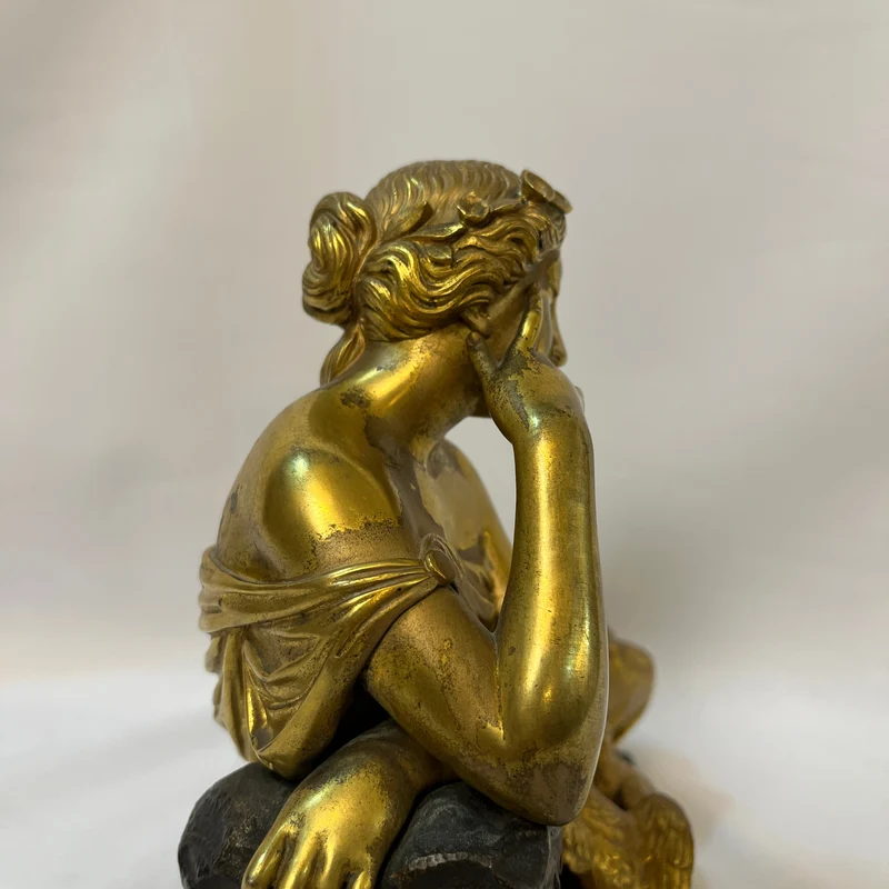 Ormolu bronze figure 'Venus with Doves' French School, late 19th century