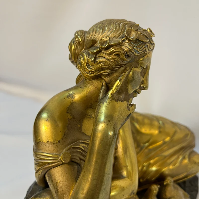 Ormolu bronze figure 'Venus with Doves' French School, late 19th century