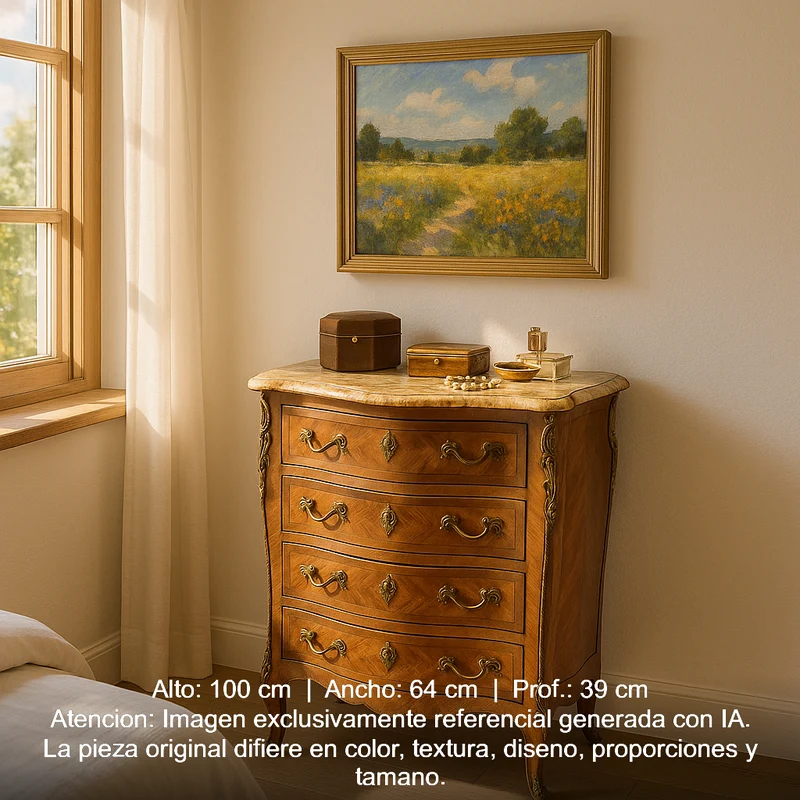 Contemporary French Louis XV style chest of drawers
