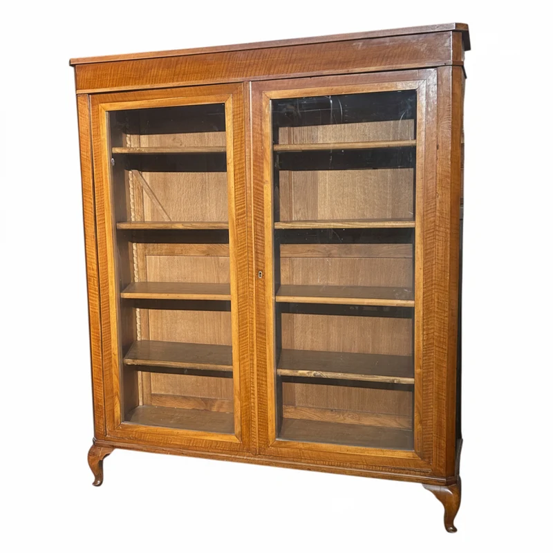 Small glass-fronted cabinet