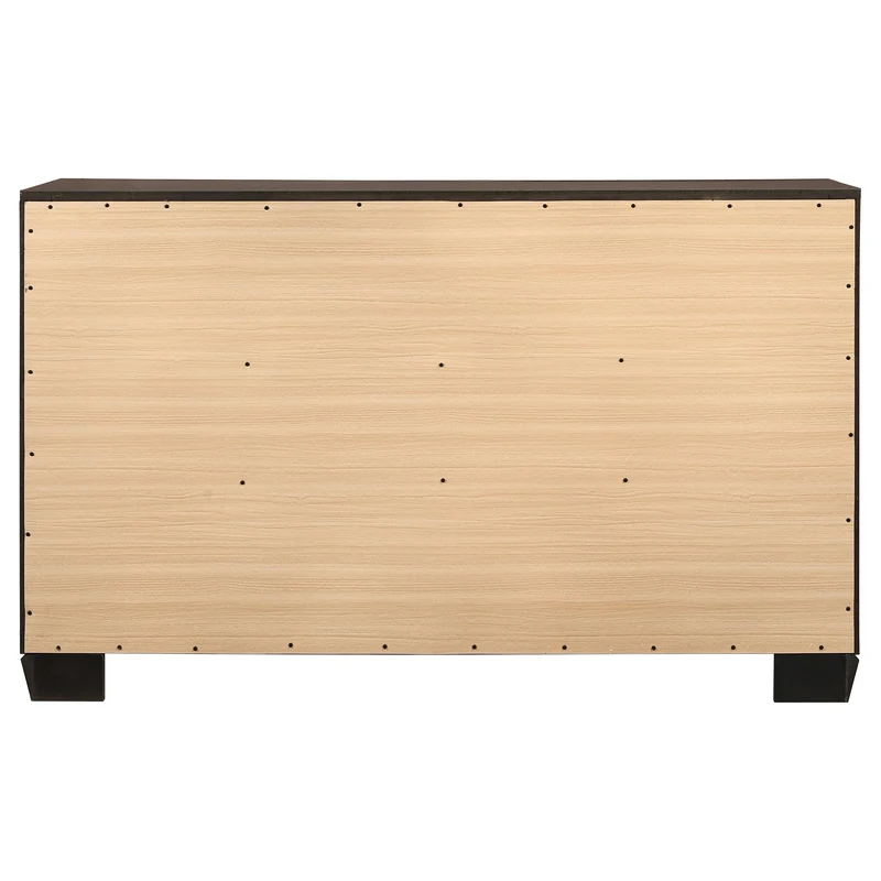 Coaster Furniture Kauffman 204393 6-Drawer Dresser - Dark Cocoa