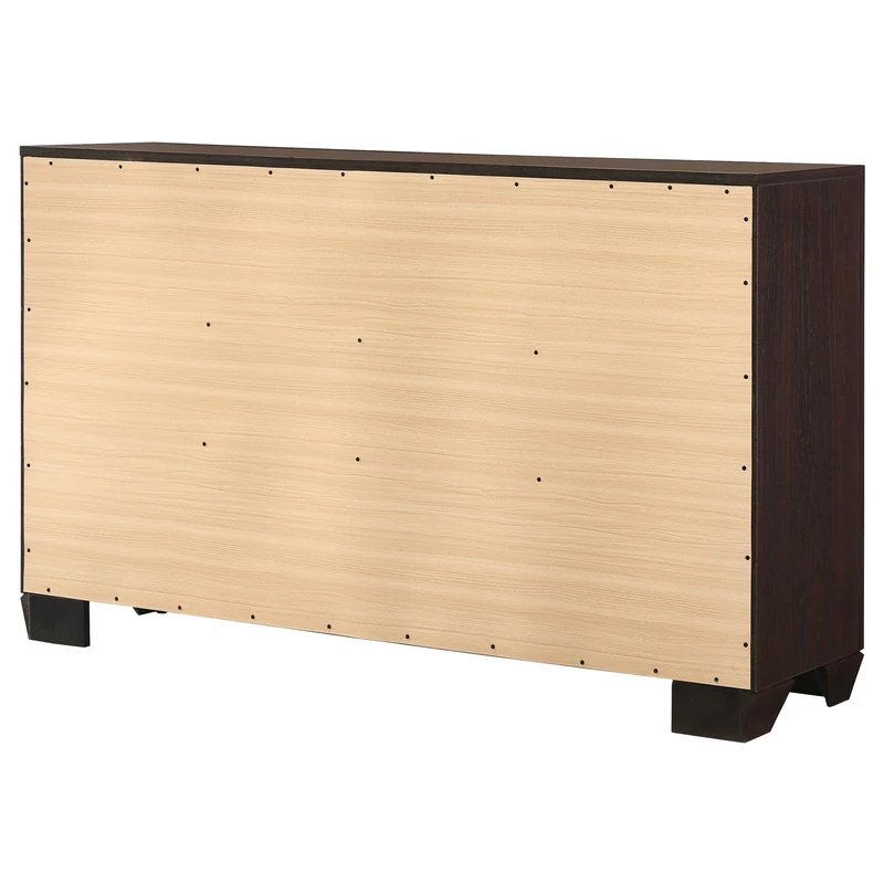 Coaster Furniture Kauffman 204393 6-Drawer Dresser - Dark Cocoa
