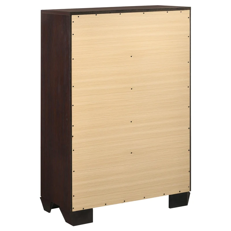 Coaster Furniture Kauffman 204395 5-Drawer Bedroom Chest - Dark Cocoa