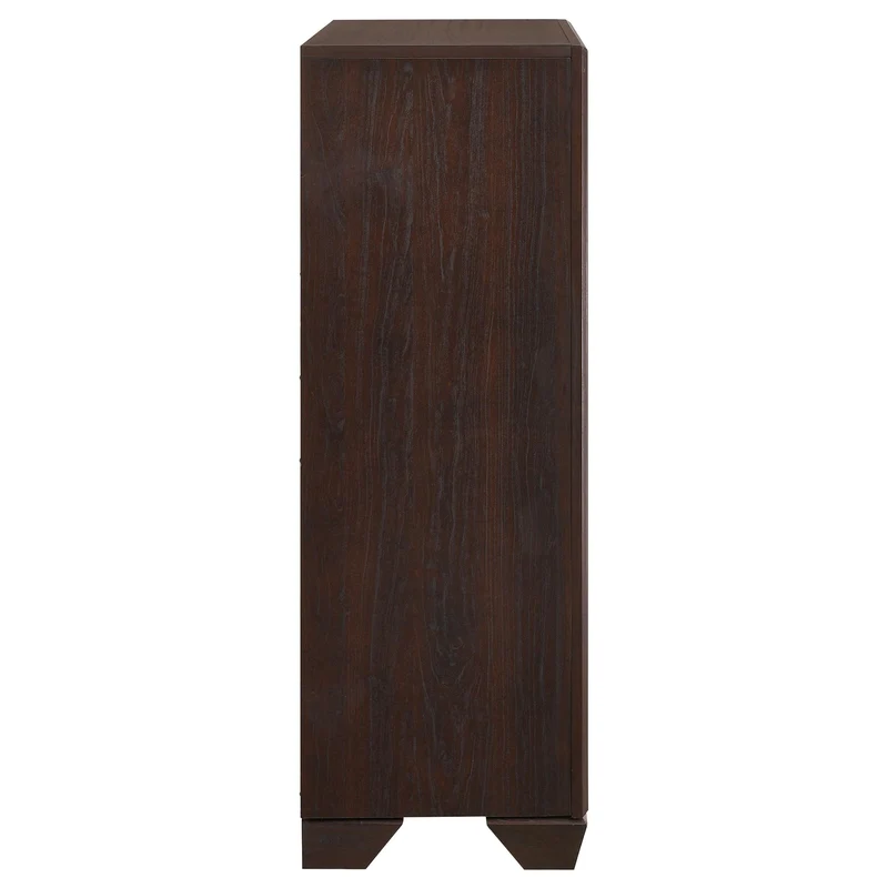 Coaster Furniture Kauffman 204395 5-Drawer Bedroom Chest - Dark Cocoa