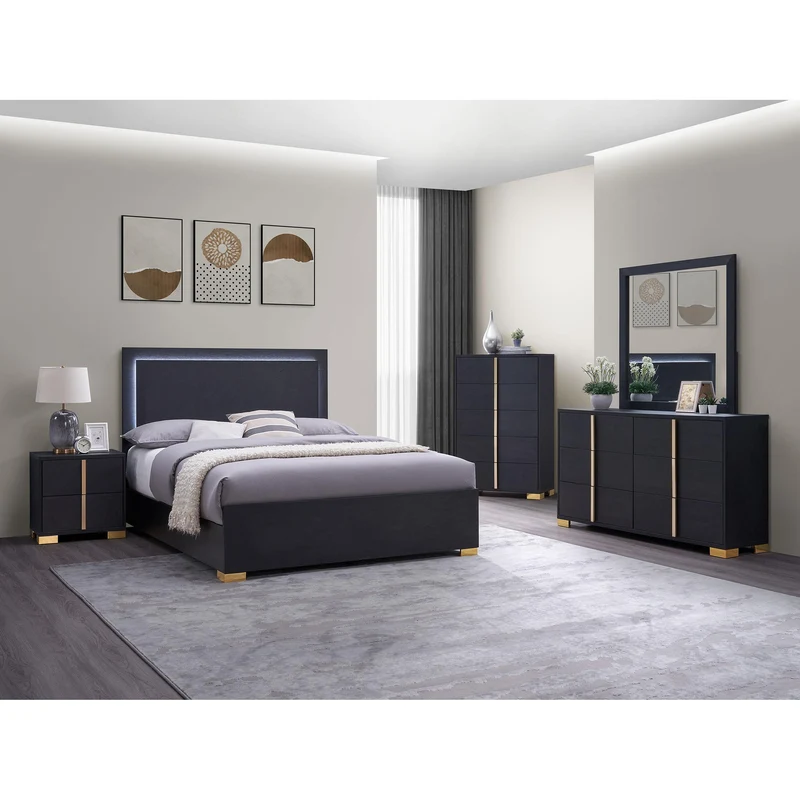 Coaster Furniture Marceline 222834 Dresser Mirror - Black