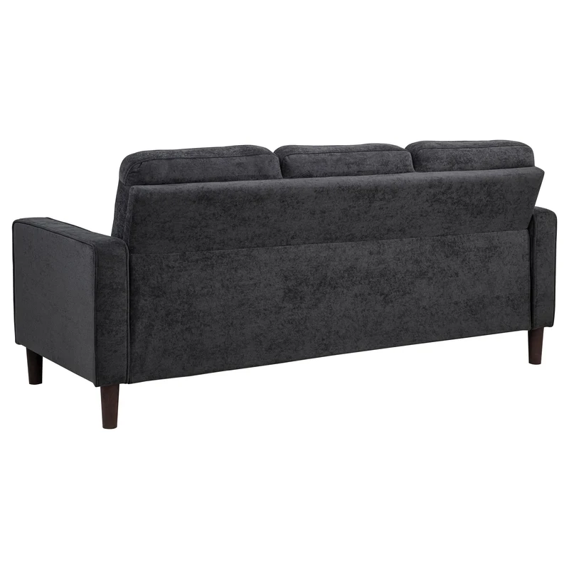 Coaster Furniture Bowen II 509981 Fabric Upholstered Track Arm Sofa - Steel Grey