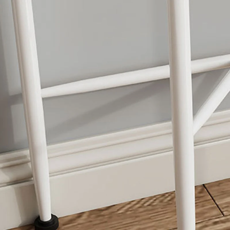 Contemporary Scandinavian Carbon Steel Plank Semicircular Space-Saving Console Table 1-Tier For Entryway & Hallway